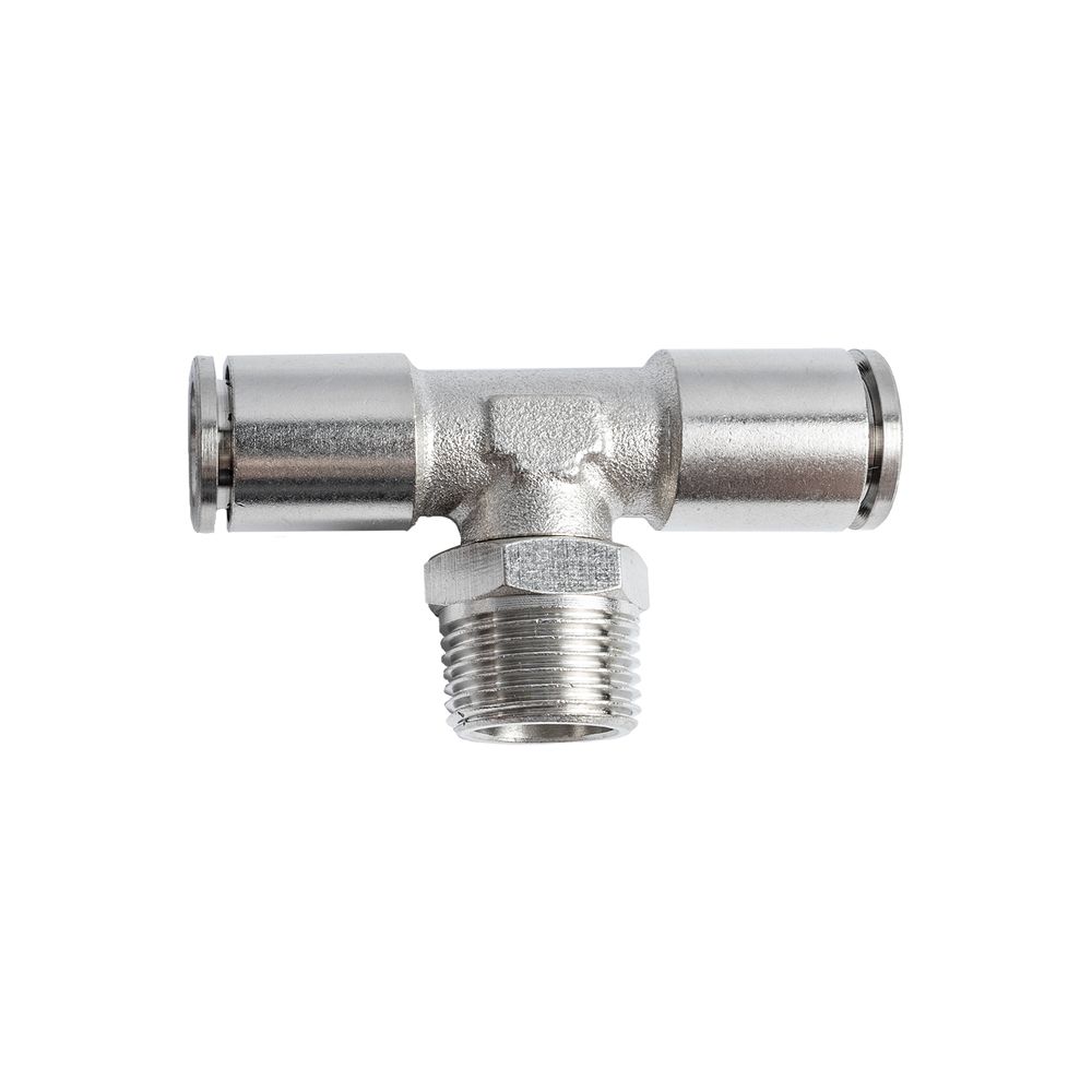 Metal Pu Fitting T-joint 10mm 3/8' M